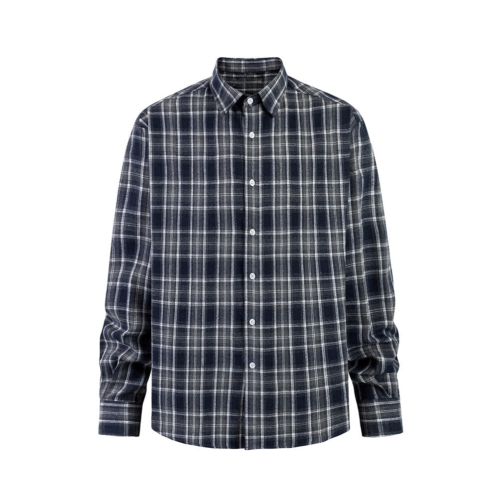 S8 No. 708 Retro Plaid Button-Up Shirt