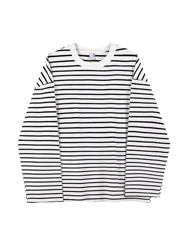 KC NO. 373 STRIPED LONG-SLEEVE T-SHIRT |MT
