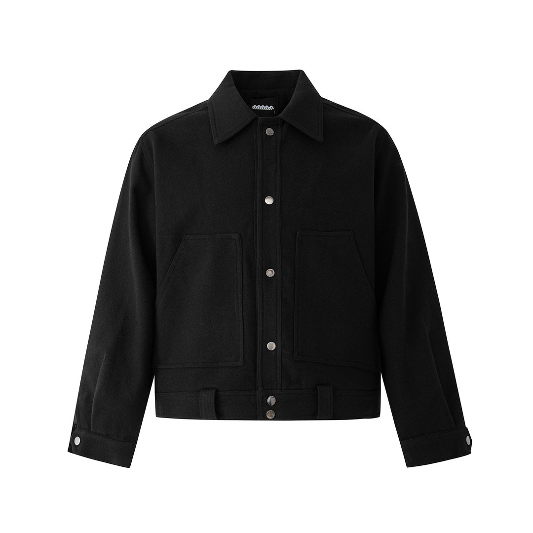 S8 No. 189 Vintage Retro Button-Up Wool Jacket