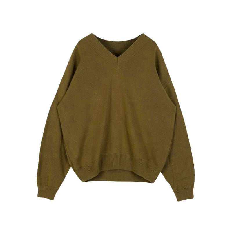 S8 No. 456 Loose V-neck Sweater