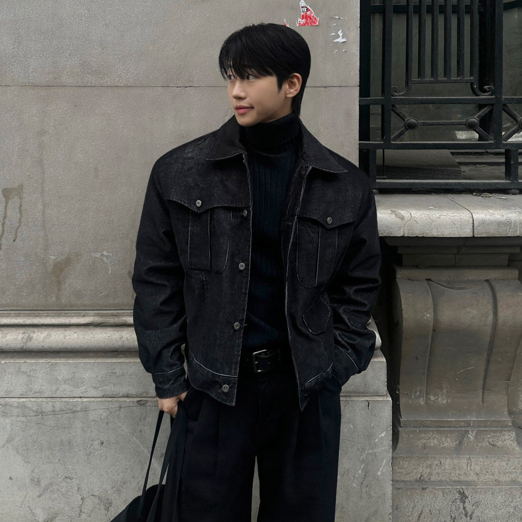 S8 No. 185 Oversized Retro Workwear Jacket