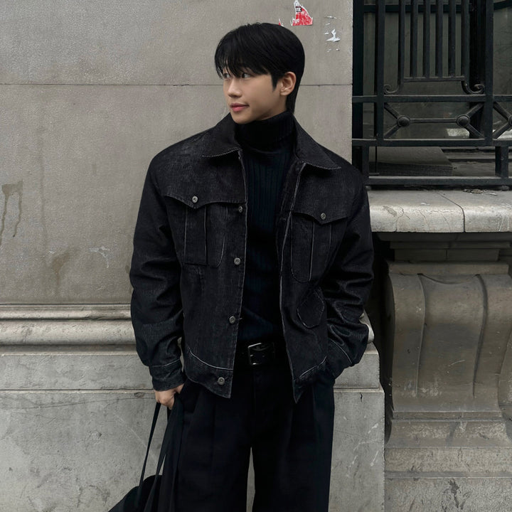 S8 No. 185 Oversized Retro Workwear Jacket