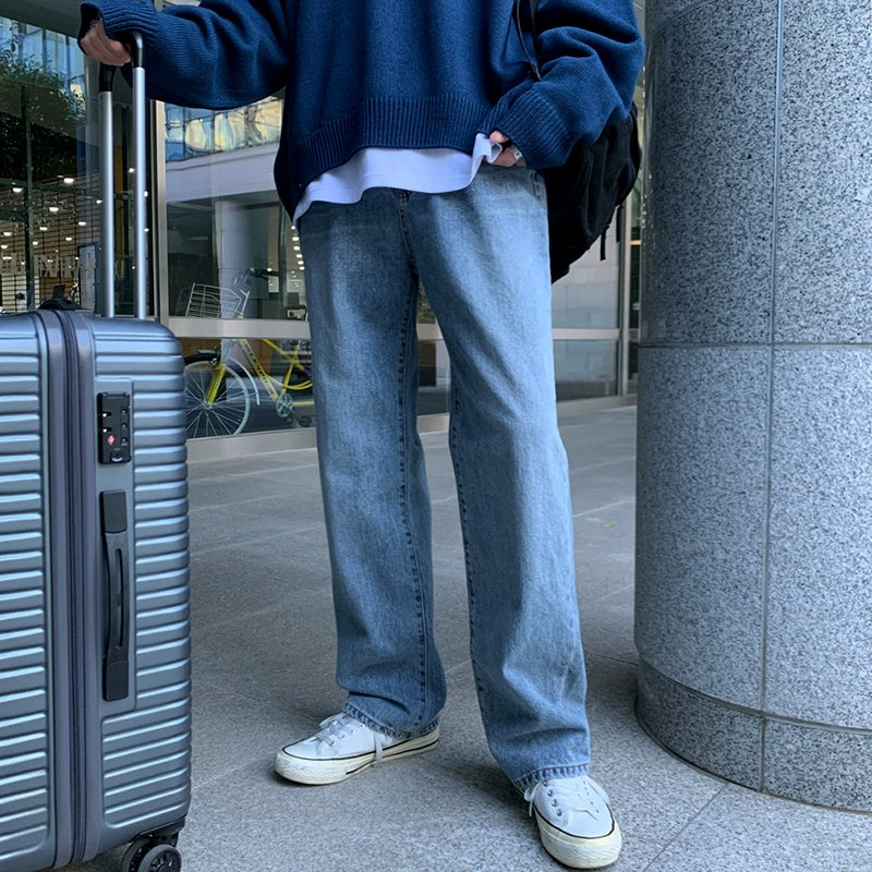 S8 No. 271 Straight-Leg Vintage Blue Jeans