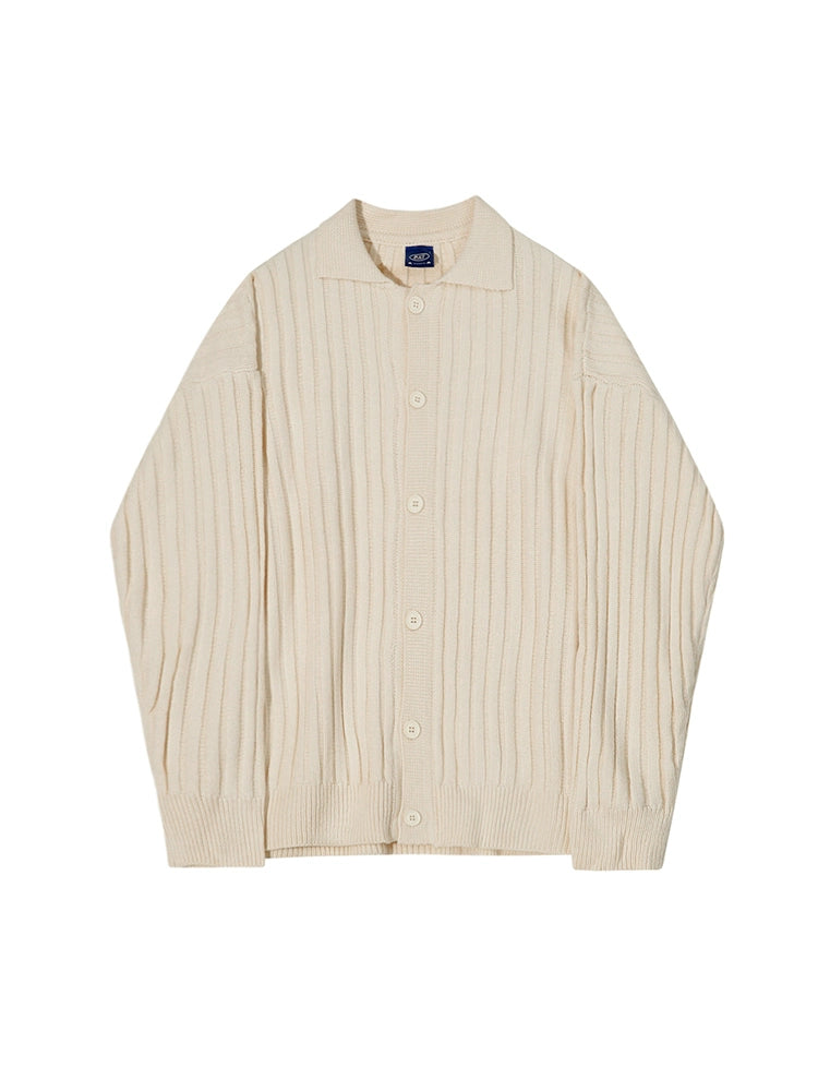 KC No. 414 Pleated Knit Cardigan