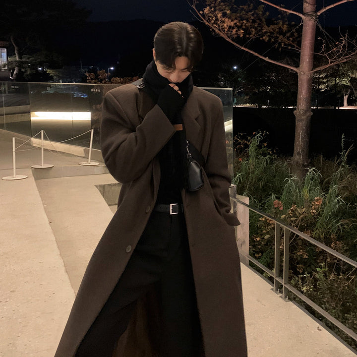 S8 No. 187 Mid-Length Woolen Overcoat