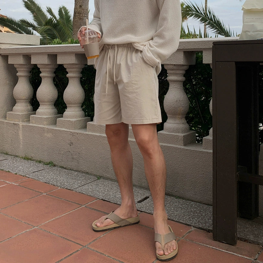 S8 No. 658 Linen Blend Pull-On Shorts
