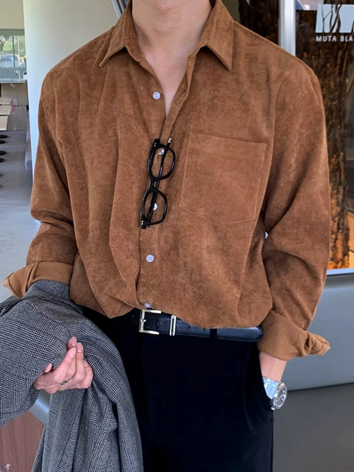 KC NO. 392 CORDUROY COLLARED SHIRT |MT