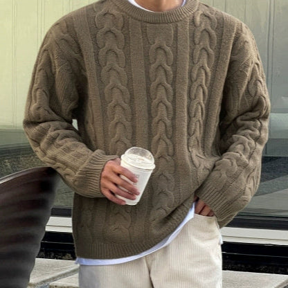 S8 No. 486 Loose Twist Knit Sweater