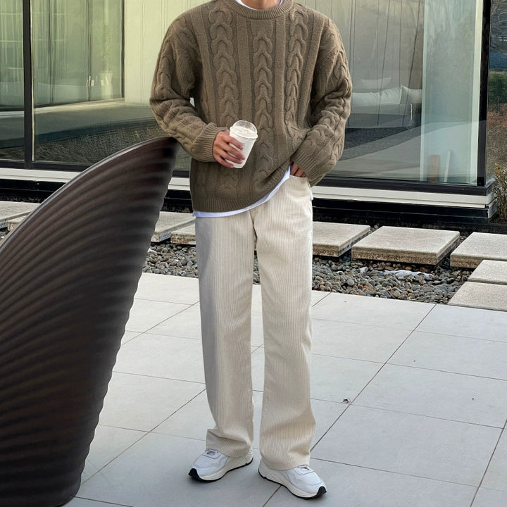 S8 No. 486 Loose Twist Knit Sweater