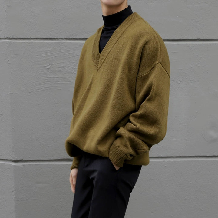 S8 No. 456 Loose V-neck Sweater