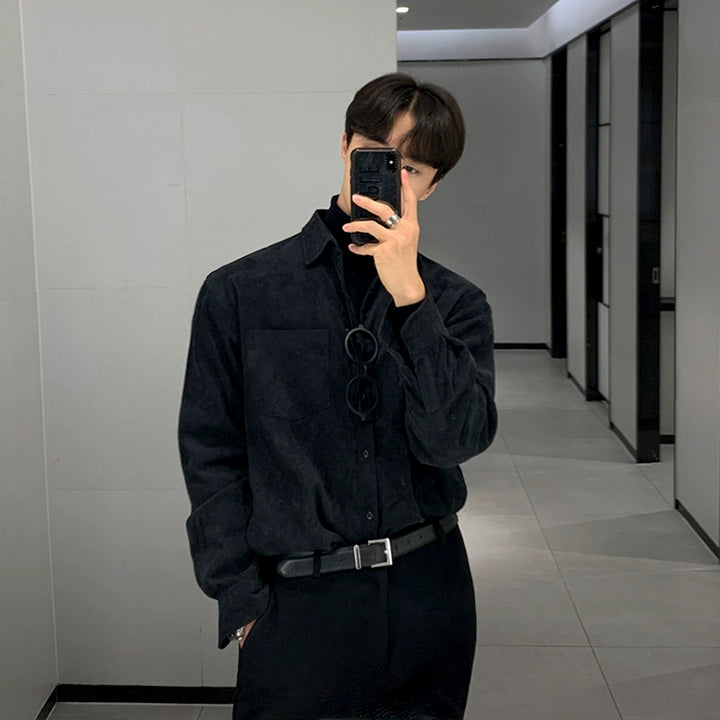 KC NO. 392 CORDUROY COLLARED SHIRT |MT