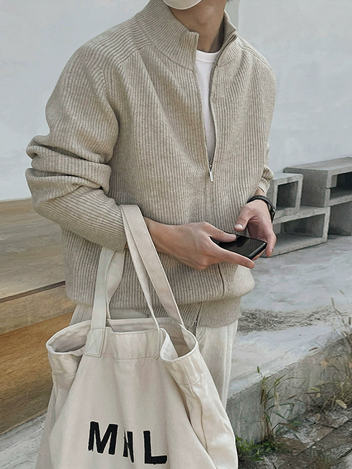 KC No. 415 Zip-up Knit Jacket