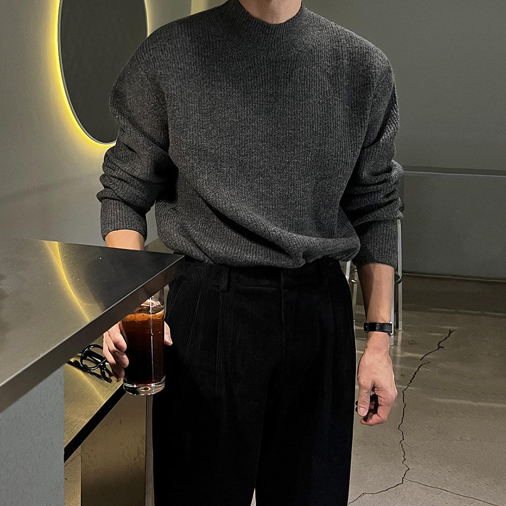 S8 No. 181 Half-High Collar Knit Sweater