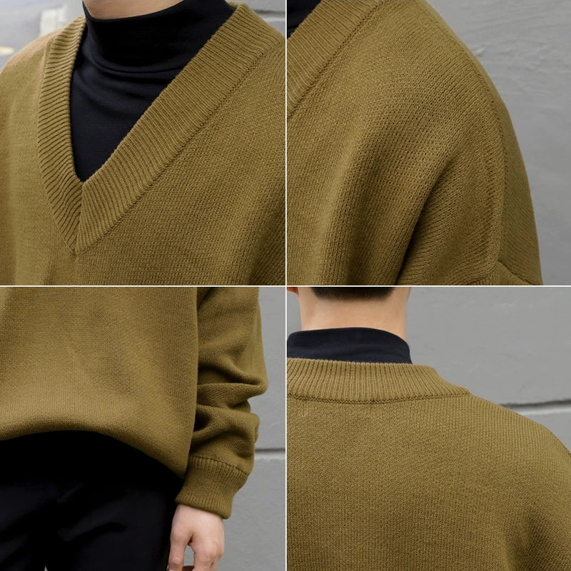 S8 No. 456 Loose V-neck Sweater