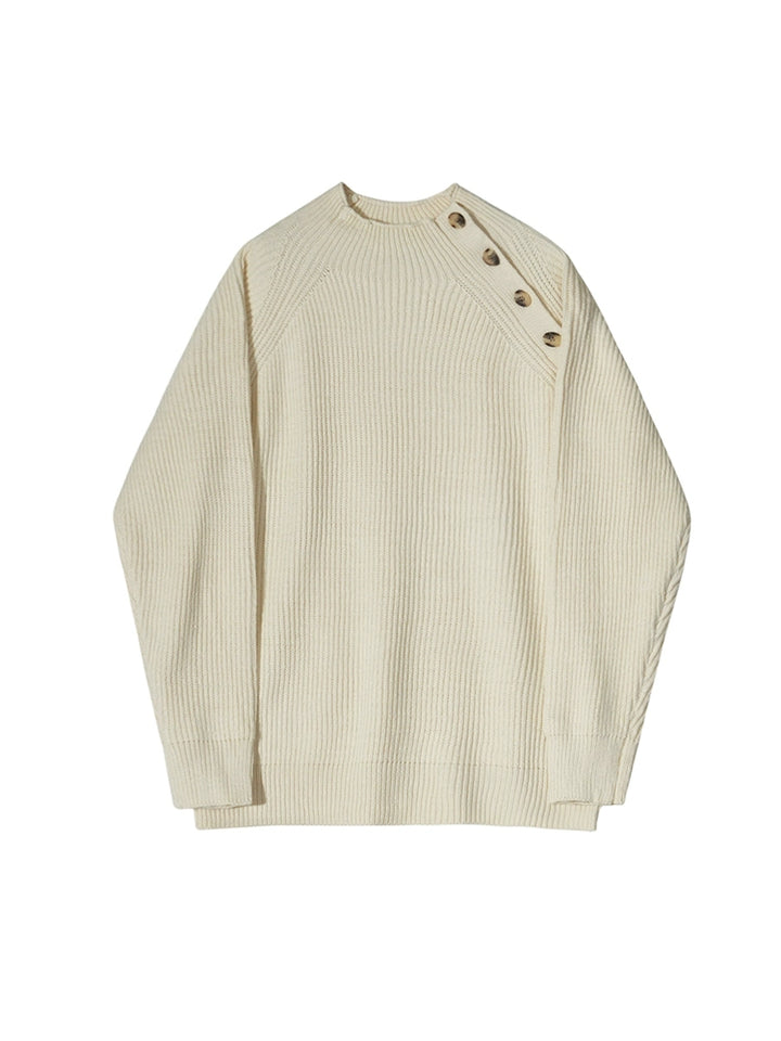 KC No. 412 Offset Knit Sweater