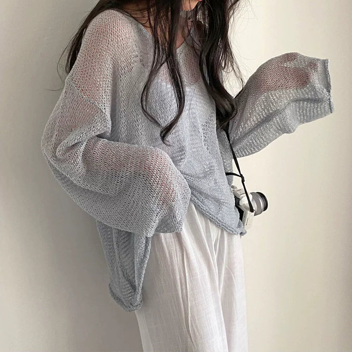 S8 No. 199 Knit Summer Blouse
