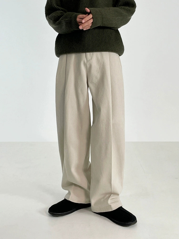 KC NO. 361 THICK WIDE-LEG PANTS |MB