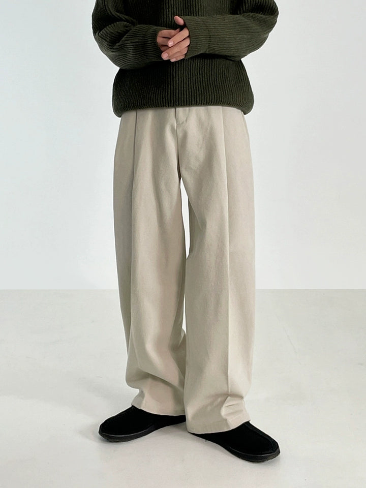 KC NO. 361 THICK WIDE-LEG PANTS |MB