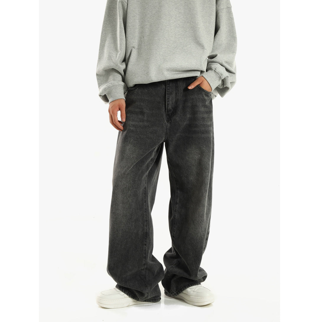KC No. 524 Straight Loose Drape Jeans