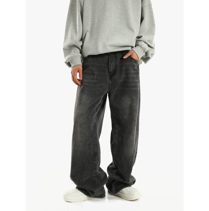 KC No. 524 Straight Loose Drape Jeans