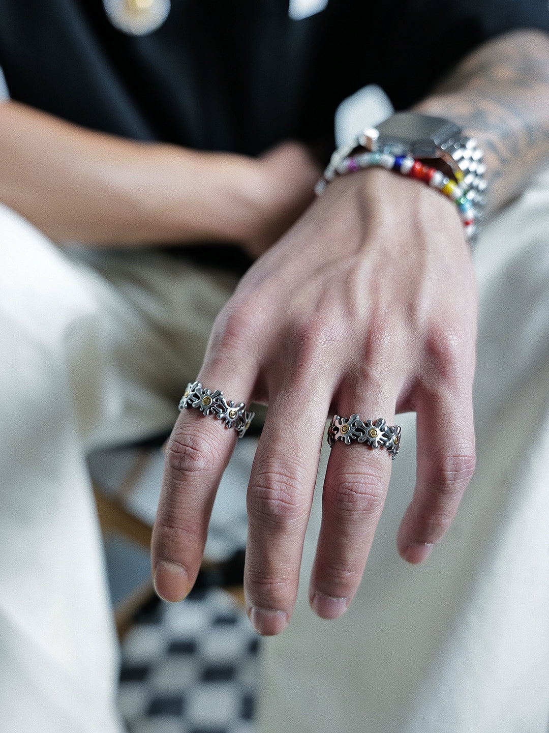 KC No. 633 Yellow Splat Ring