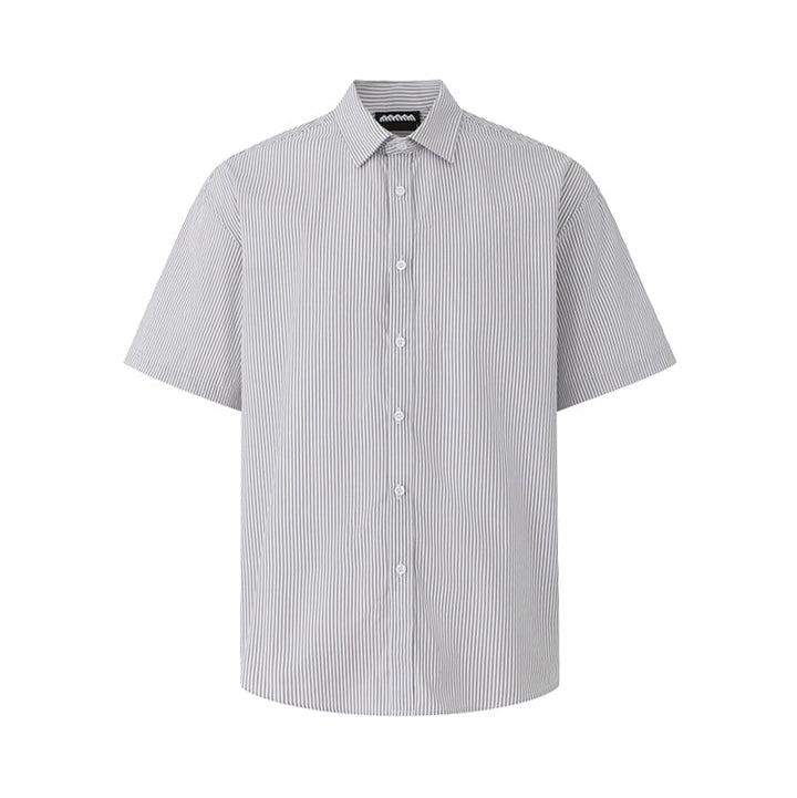 S8 No. 694 Relaxed Fit Striped Button-Up Shirt