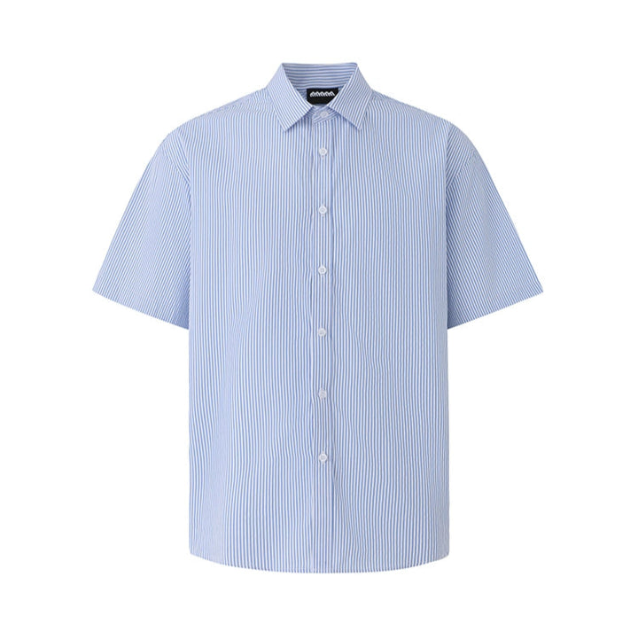 S8 No. 694 Relaxed Fit Striped Button-Up Shirt