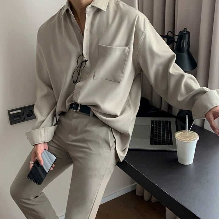 S8 No. 349 Casual Long-Sleeved Shirt