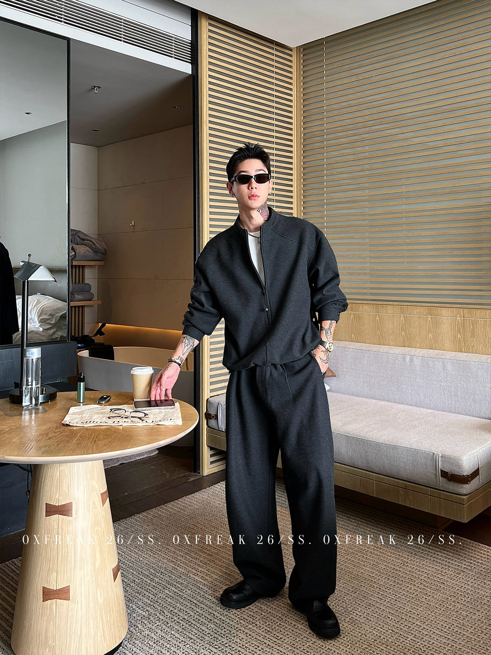 S8 No. 718 Half-Zip Knit Sweater by 88Society Apparel