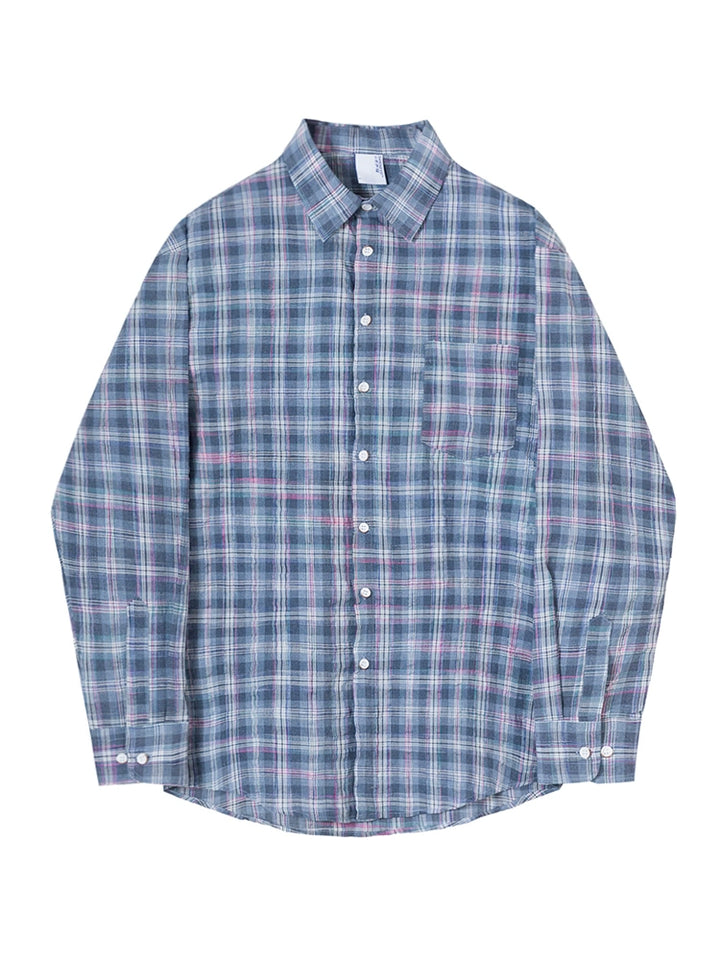 KC NO. 399 PLAID LONG SLEEVE SHIRT |MT