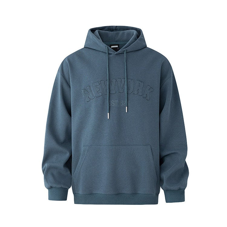 S8 No. 186 Oversized Embroidered Pullover Hoodie