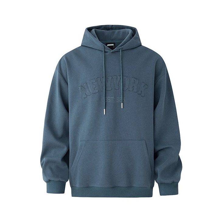S8 No. 186 Oversized Embroidered Pullover Hoodie