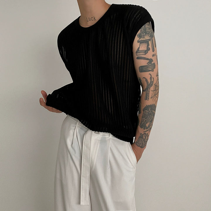 S8 No. 357 Hollow Knit Vest