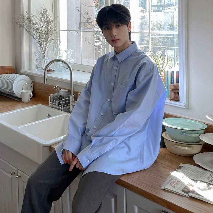 KC NO. 374 LOOSE LONG-SLEEVE SHIRT |MT