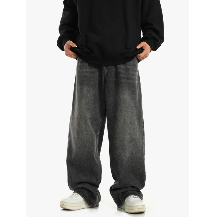 KC No. 524 Straight Loose Drape Jeans
