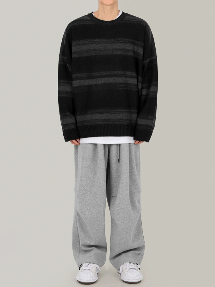 S8 No. 445 Contrasting Striped Sweatshirt
