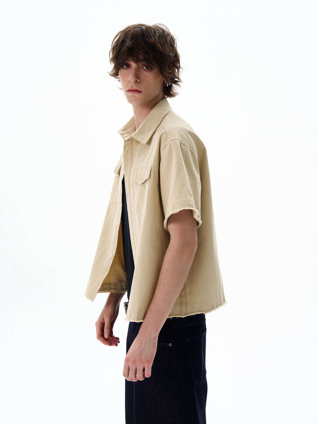 S8 No. 655 Oversized Short Sleeve Utility Shirt