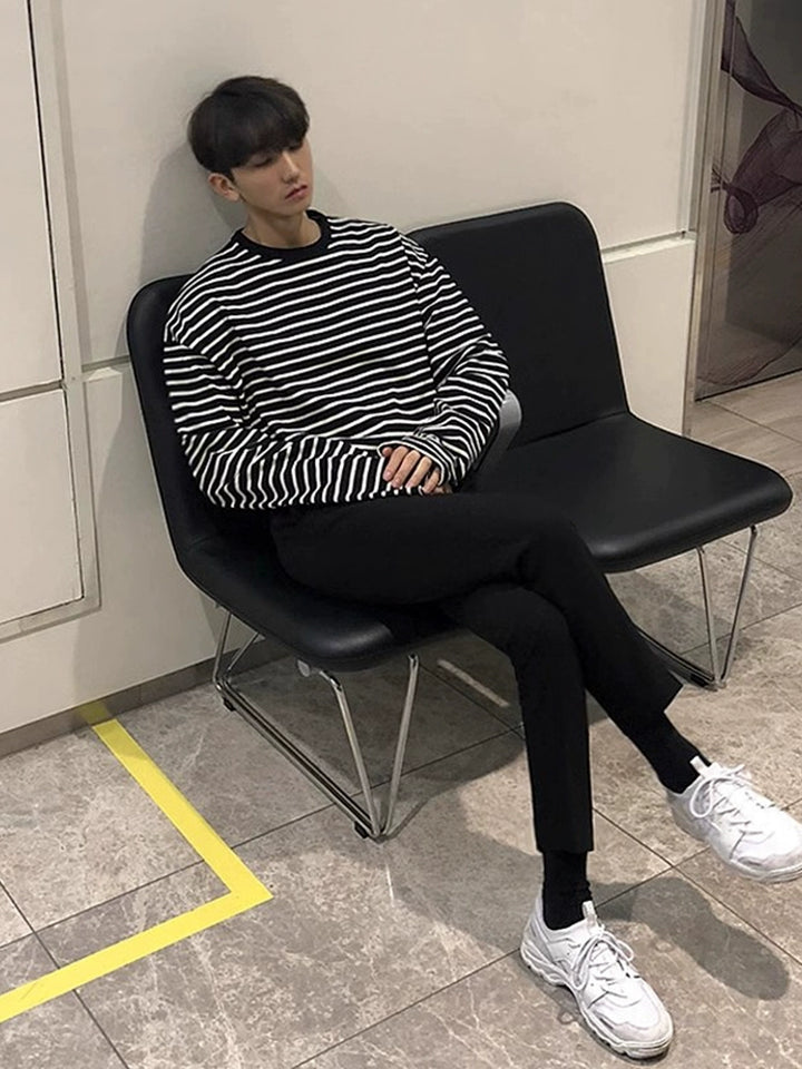 KC NO. 373 STRIPED LONG-SLEEVE T-SHIRT |MT