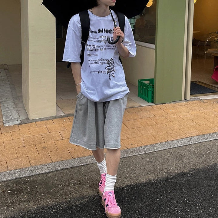 S8 No. 686 Wide Leg Gray Shorts