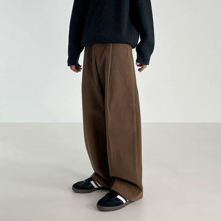 KC NO. 361 THICK WIDE-LEG PANTS |MB