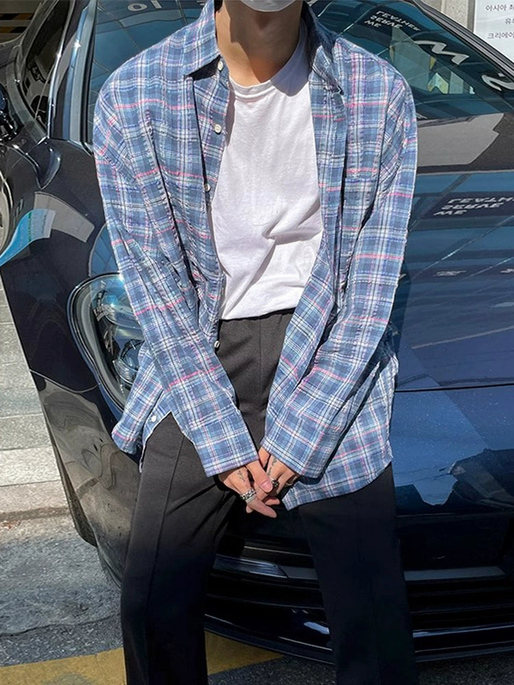 KC NO. 399 PLAID LONG SLEEVE SHIRT |MT