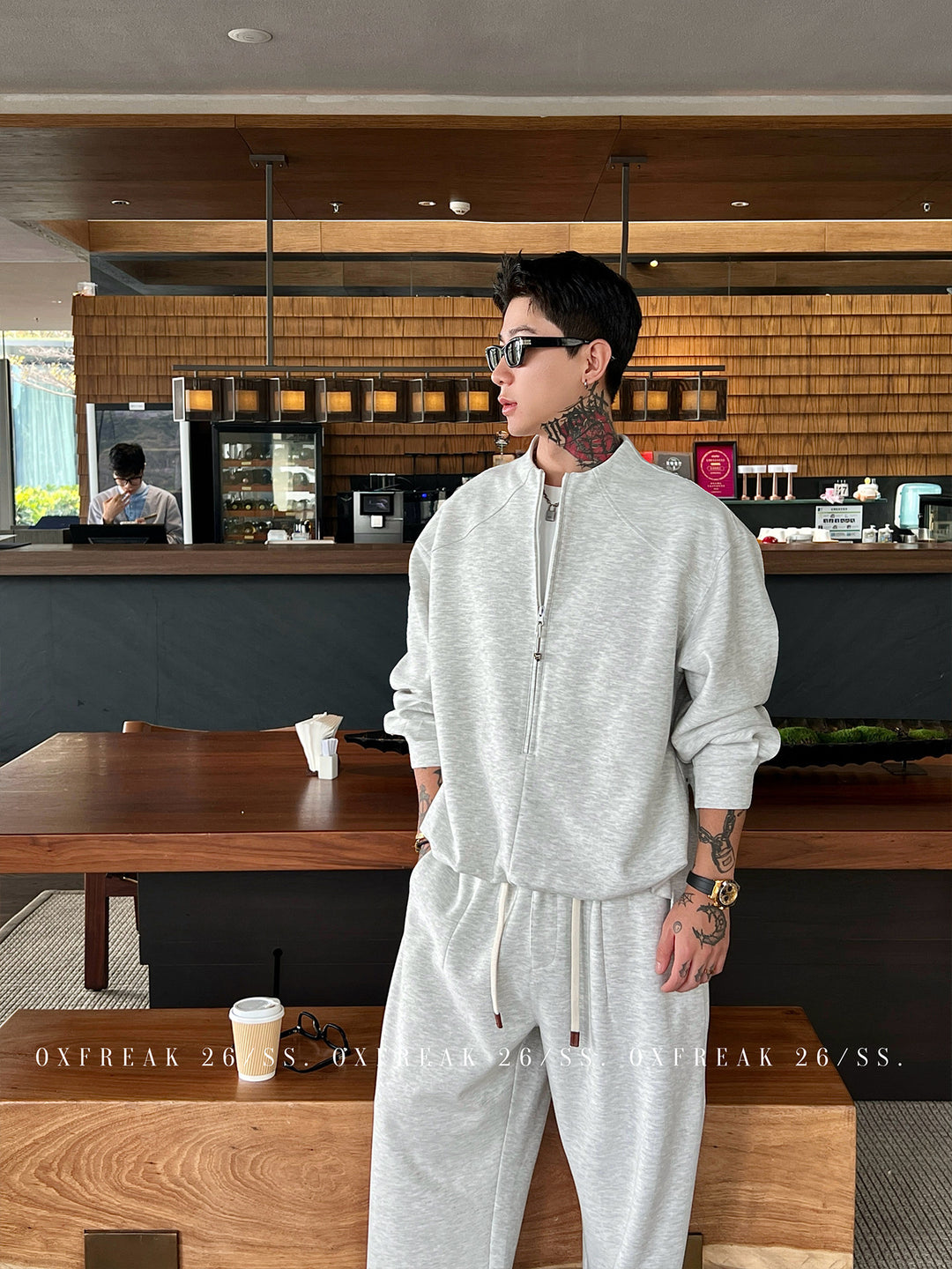 S8 No. 718 Half-Zip Knit Sweater by 88Society Apparel