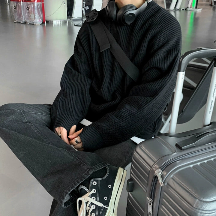 S8 No. 243 Loose Round Neck Sweater