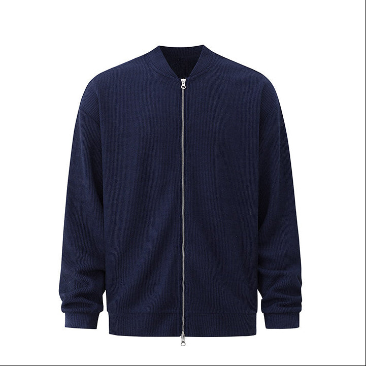 S8 No. 710 Relaxed Knit Zip-Up Jacket