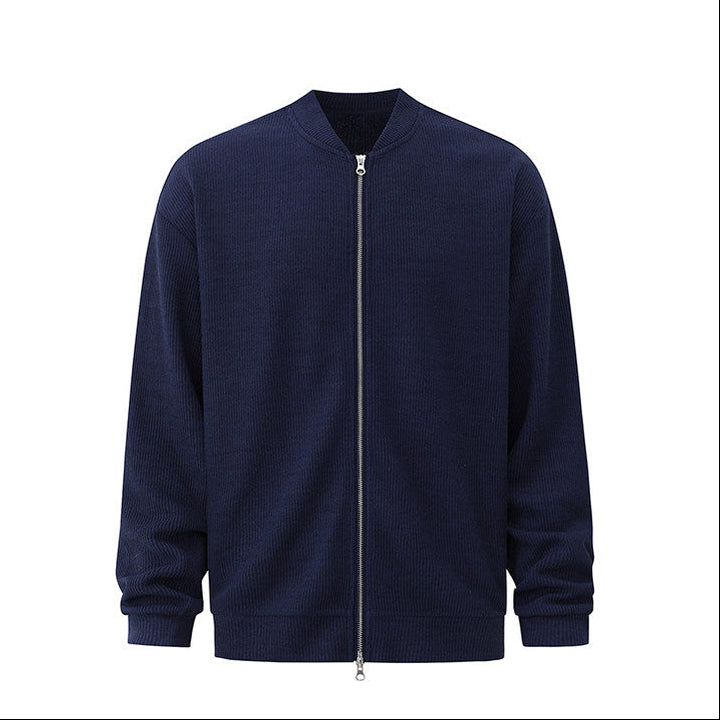 S8 No. 710 Relaxed Knit Zip-Up Jacket