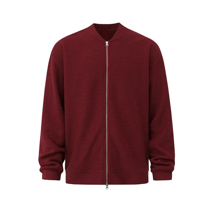 S8 No. 710 Relaxed Knit Zip-Up Jacket