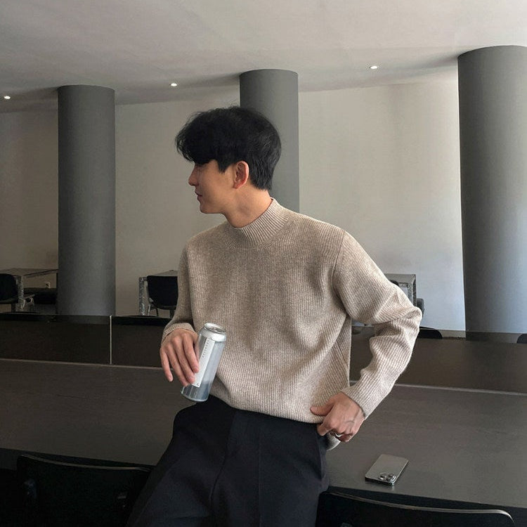 S8 No. 181 Half-High Collar Knit Sweater