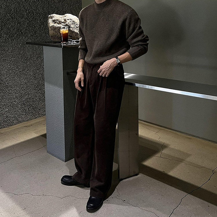 S8 No. 181 Half-High Collar Knit Sweater