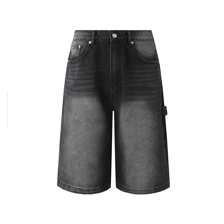 S8 No. 703 Washed Baggy Denim Shorts