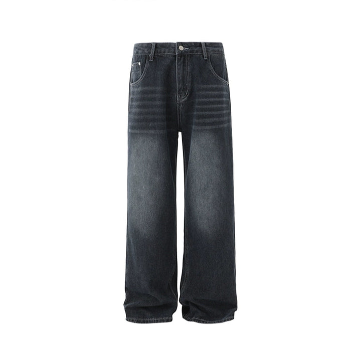 S8 No. 697 Wide Leg Washed Denim Jeans